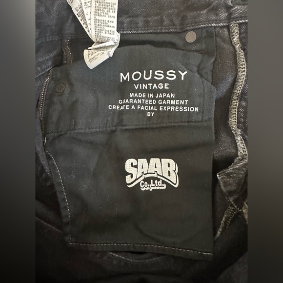 MOUSSY Vintage black, boot leg jeans - Picture 9 of 9